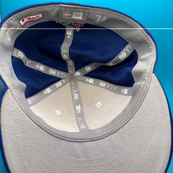 Toronto Blue Jays Hat New Era 59Fifty On Field Fitted MLB Cap 7 3/8 - Maple Leaf - Picture 8 of 8